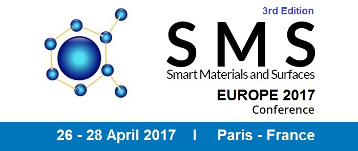 3rd Edition Smart Materials & Surfaces Conference, SMS EUROPE 2017