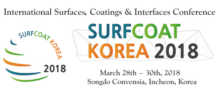 The International Conference on Surfaces, Coatings and Interfaces - SurfCoat Korea 2018