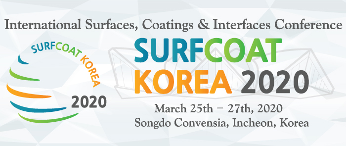 The International Conference on Surfaces, Coatings and Interfaces - SurfCoat Korea 2020