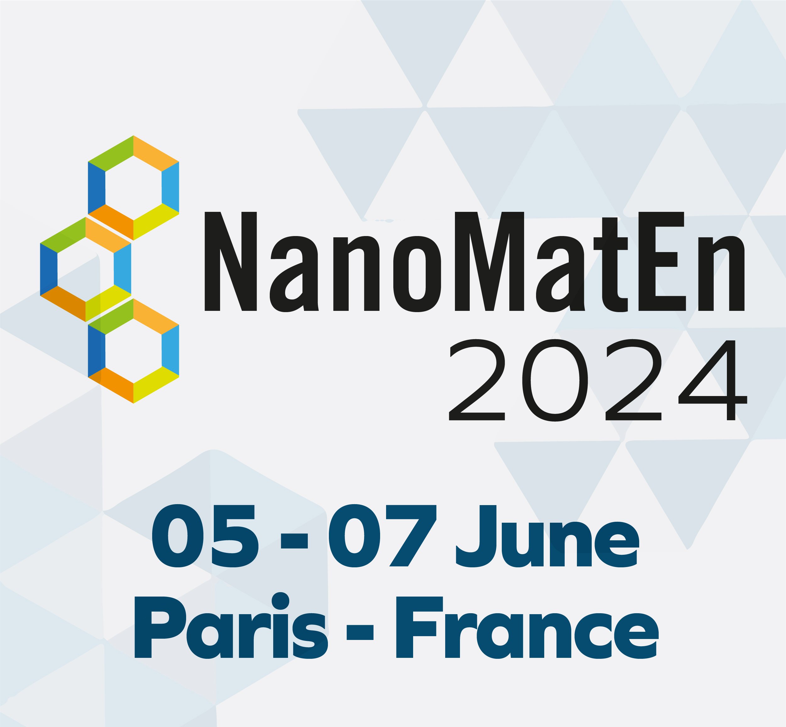 The 9th Ed. of the International conference on NanoMaterials for Energy & Environment - NanoMatEn 2024, 05 - 07 June 2024, Paris, France