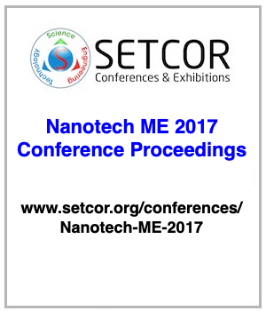 Nanotech Middle East 2017 Conference and Exhibition, 4 to 6 December, 2017 - Dubai, UAE